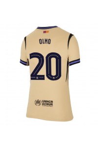 Barcelona Dani Olmo #20 Voetbaltruitje Uit tenue Dames 2025-26 Korte Mouw